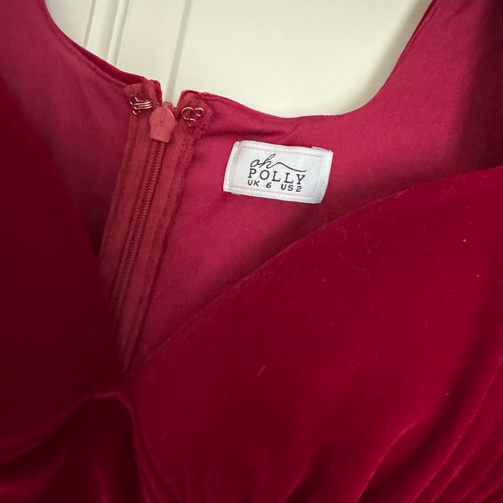 Oh Polly Red Mini Dress - Picture 4 of 4